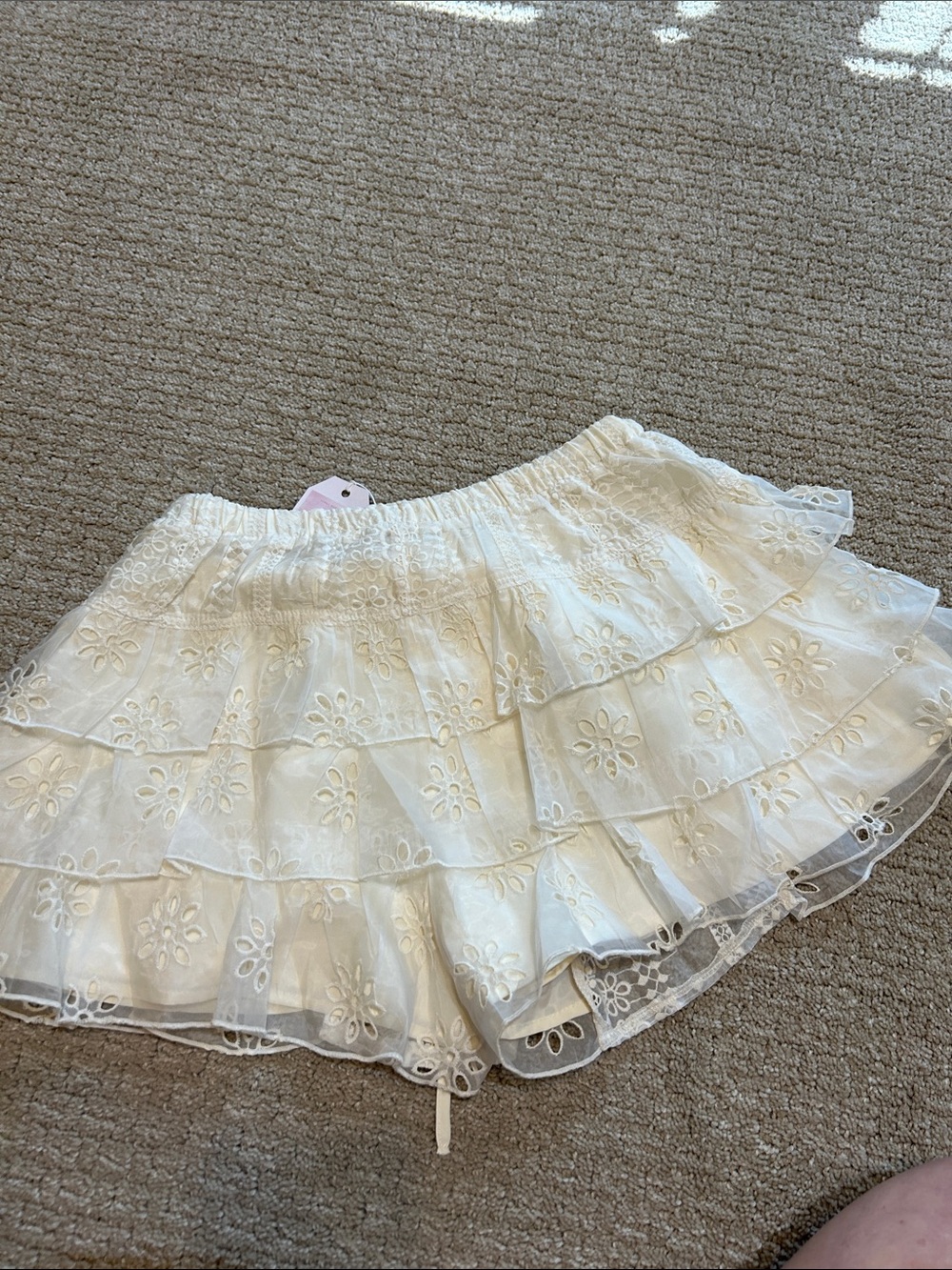 Forte Tiered Ivory Short NWT - Picture 4 of 4
